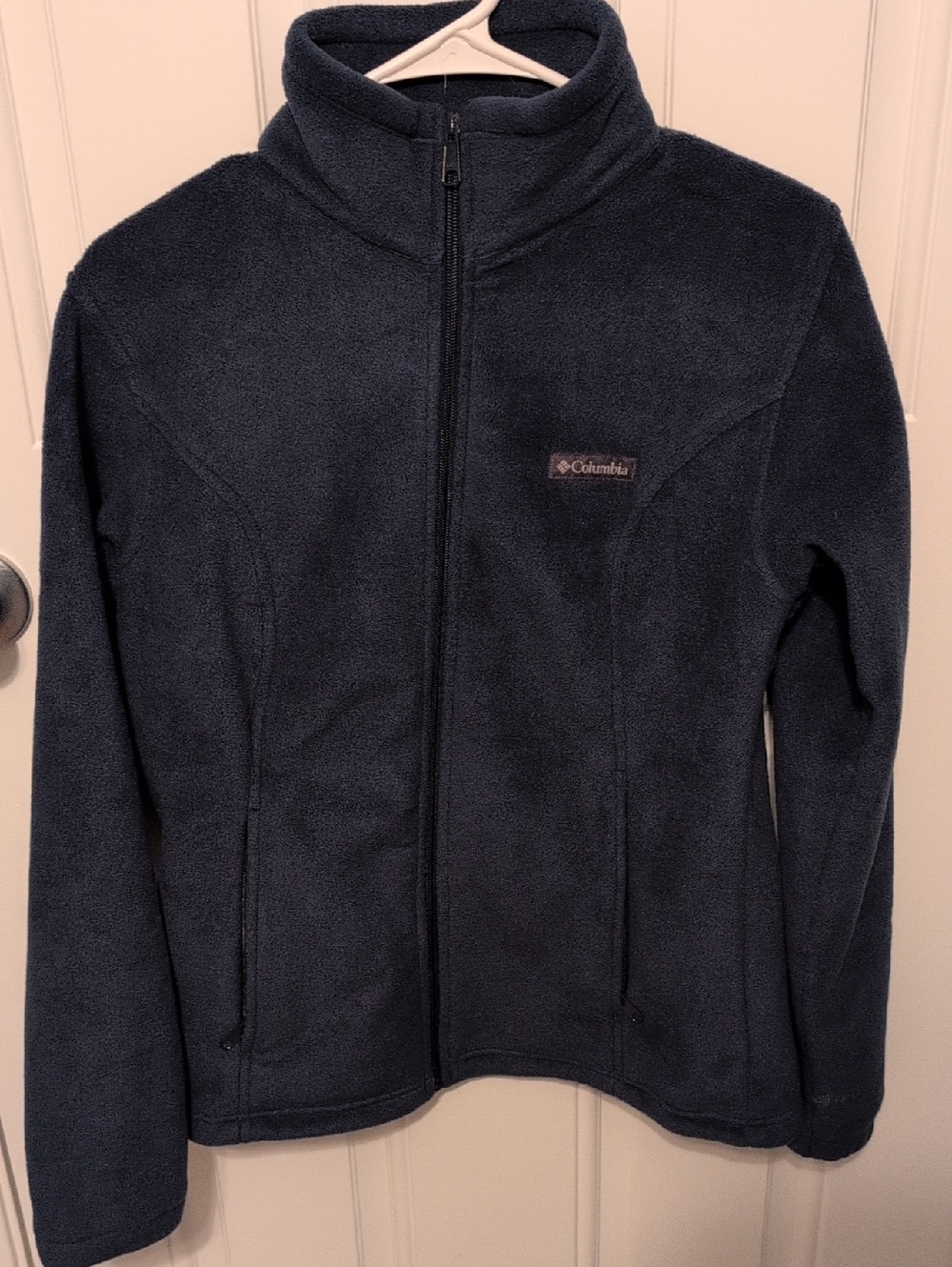 Women's Columbia Navy Full-Zip Fleece Jacket
